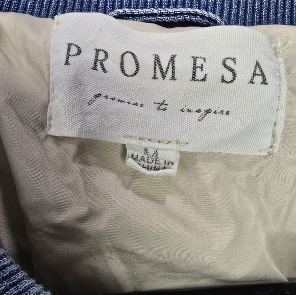 Promesa Quilted Jean Jacket – Size M - Picture 2 of 12